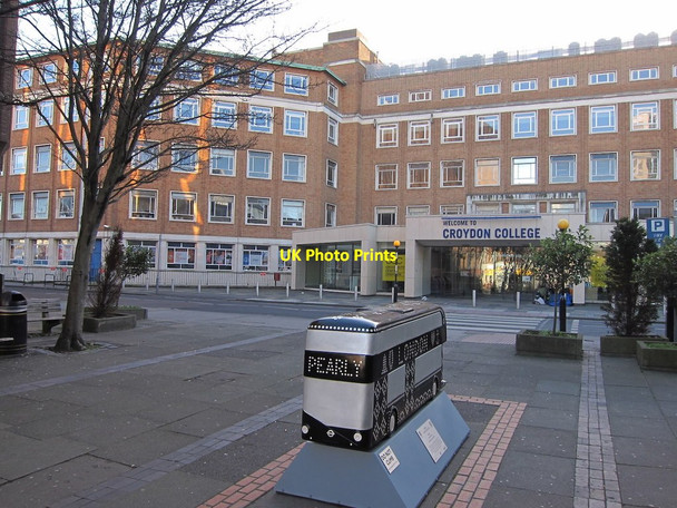Photo 6"x4" Bus Art, 'Pearl' Croydon\/TQ3365 c2015