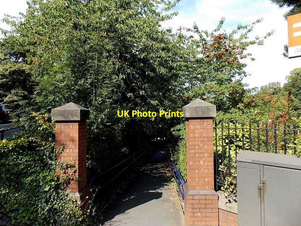 Photo 6"x4" Path to Alderley Edge railway station Alderley Edge\/SJ8478 c2014