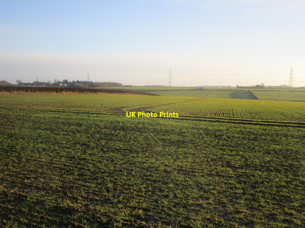 Photo 6"x4" View across Blackmeredale Walkington c2015