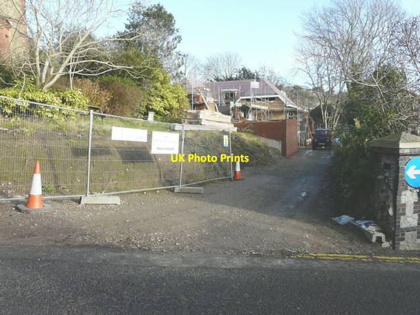 Photo 6"x4" Erection of a house, Tanner\u00e2\u0080\u0099s Hill Hythe\/TR1634 c2014