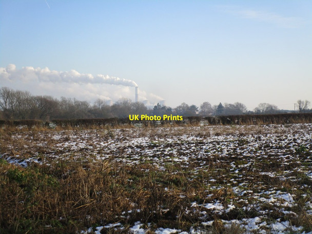 Photo 6"x4" View towards Cottam Power Station South Leverton c2014
