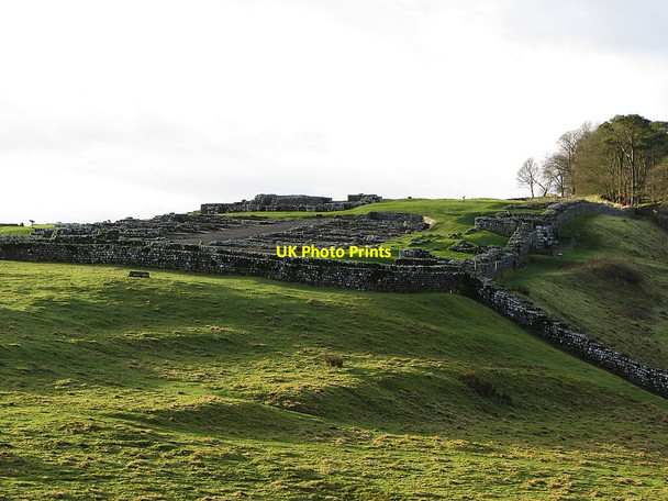 Photo 6"x4" Housesteads Roman Fort across Knag Burn Thorngrafton c2015 P1
