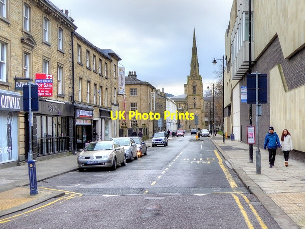 Photo 6"x4" Queen Street and St Paul's Church, Huddersfield Huddersfield c2015