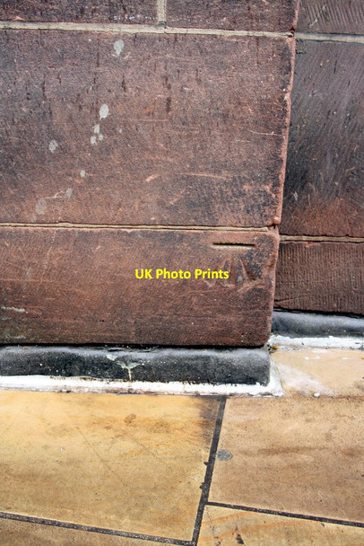 Photo 6"x4" Benchmark on Council Offices Coventry c2015