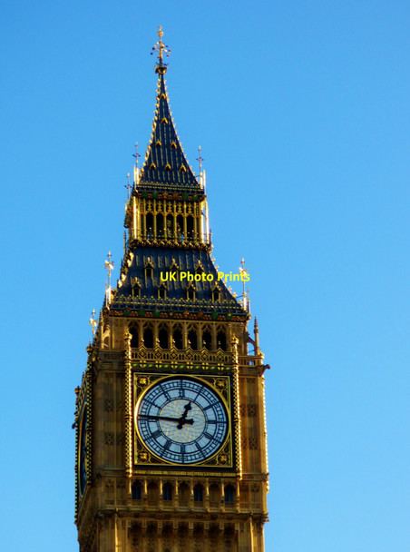 Photo 6"x4" St. Stephen's Tower Westminster c2014