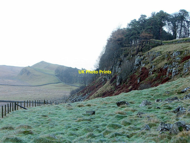 Photo 6"x4" North side of Housesteads Crags Thorngrafton c2015