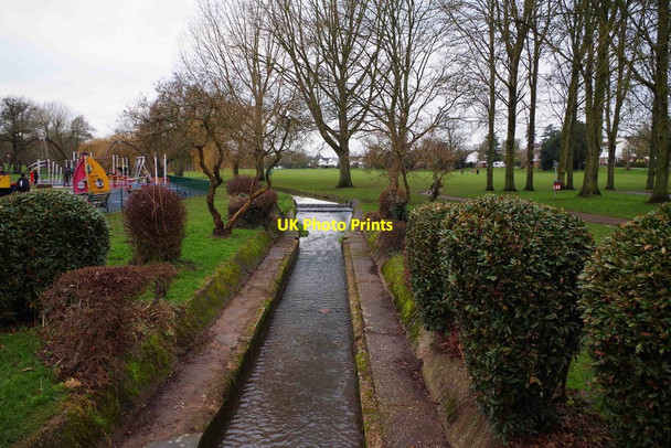 Photo 6"x4" Battlefield Brook, Sanders Park, Bromsgrove, Worcs Bromsgrove c2015