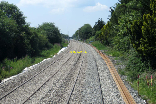Photo 6"x4" The renovated rail line through Bicester Bicester c2014