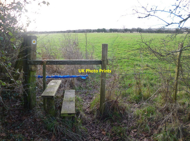 Photo 6"x4" Stuckton, stile Fordingbridge c2015