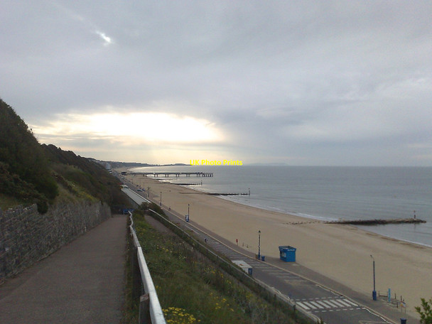 Photo 6"x4" Bournemouth: Toft zigzag and seafront Bournemouth c2010