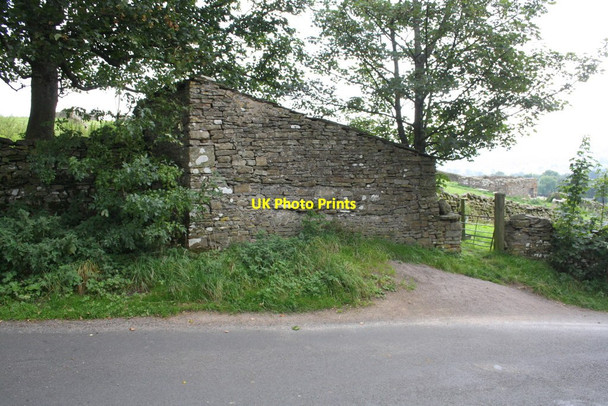 Photo 6"x4" Cowshed beside Moor Road Askrigg c2014