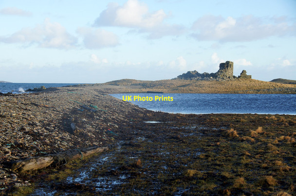 Photo 6"x4" Loch of Urie and Urie Ness, Fetlar Herra\/HU6091 c2015