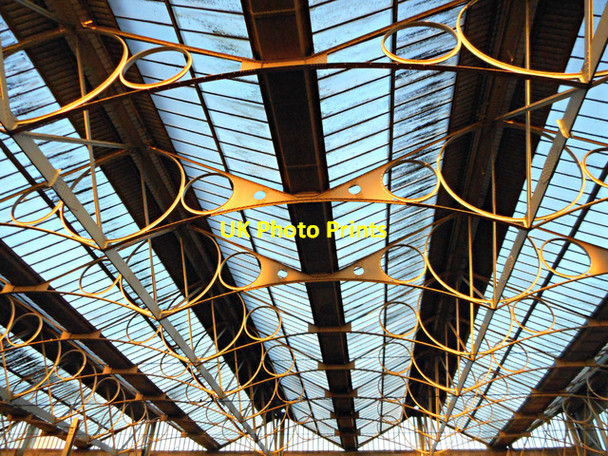 Photo 6"x4" Carlisle railway station roof Carlisle c2015