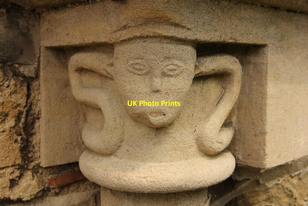 Photo 6"x4" South doorway capital Martin\/TF2366 c2014