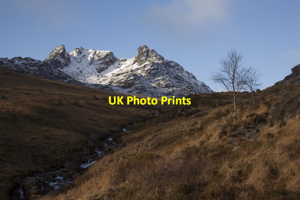 Photo 6"x4" View across Allt a' Bhalachain towards The Cobbler Succoth\/NN2905 c2015