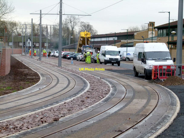 Photo 6"x4" Tramway behind the Arts Centre Beeston\/SK5236 c2015