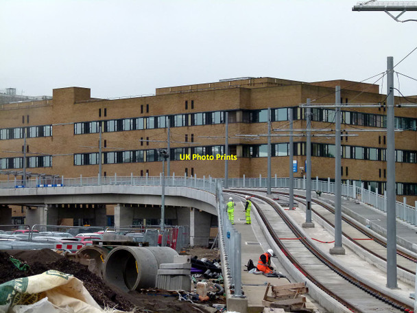 Photo 6"x4" Tramway viaduct at the QMC Dunkirk\/SK5538 c2015