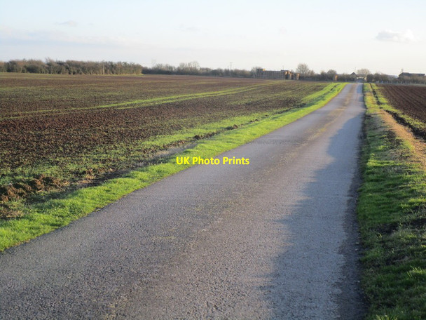 Photo 6"x4" Roadway to Lodge Farm Tuxford c2015