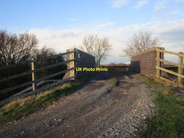 Photo 6"x4" Bridge over the railway Skegby\/SK7870 c2015