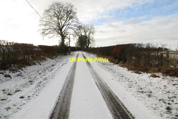 Photo 6"x4" Minor road, Costerton Fala\/NT4361 c2015