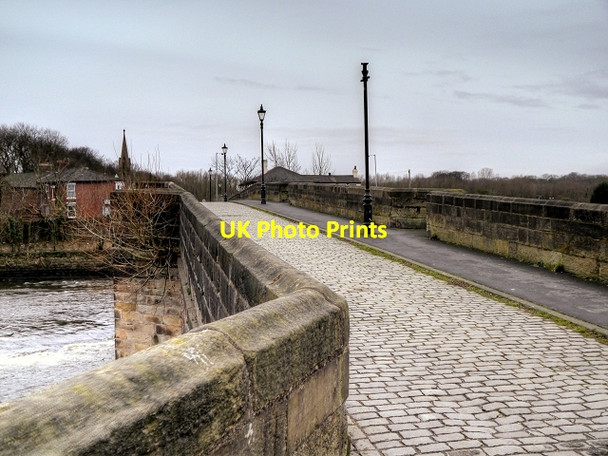 Photo 6"x4" Old Penwortham Bridge Preston\/SD5329 c2015