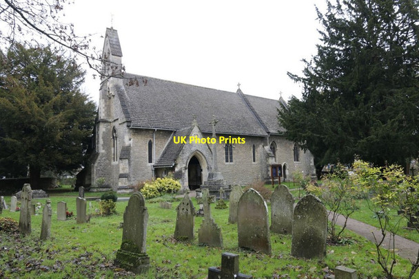 Photo 6"x4" From over the Churchyard New Headington c2014