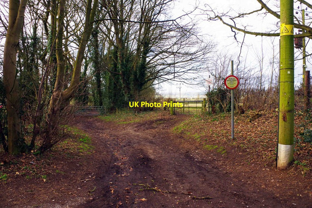 Photo 6"x4" North Worcestershire Path - entrance from Sugar Loaf Lane, Iverley, Staffs Stourbridge c2015