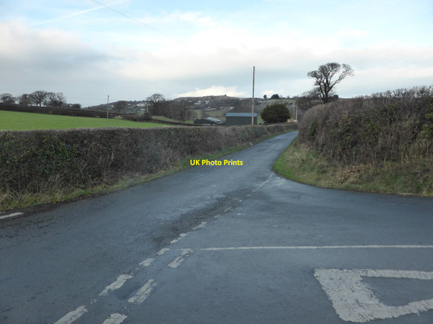 Photo 6"x4" Crossroads looking towards Plas Helyg Betws-yn-Rhos c2015