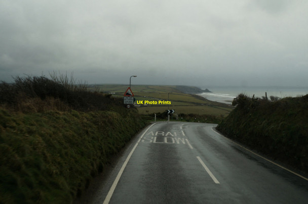 Photo 6"x4" Newgale Hill towards Newgale, Pembrokeshire Newgale c2015