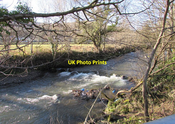 Photo 6"x4" White water on the Afon Cynon, Aberdare Aberdare\/Aberdar c2015