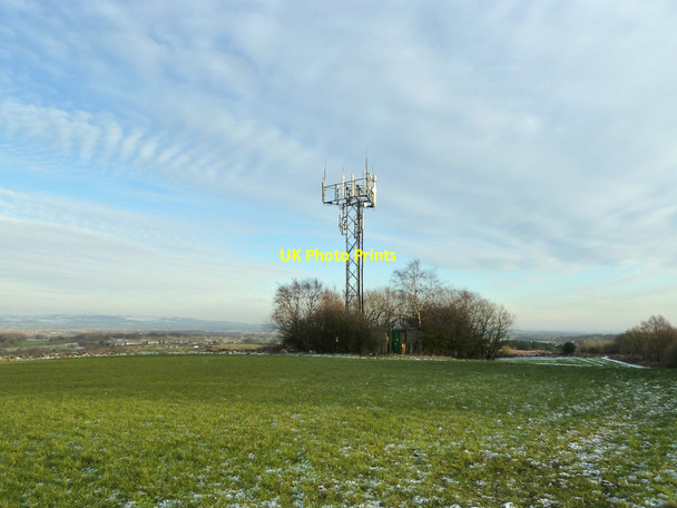Photo 6"x4" Communication mast on Harrock Hill, Wrightington High Moor\/SD5011 c2015