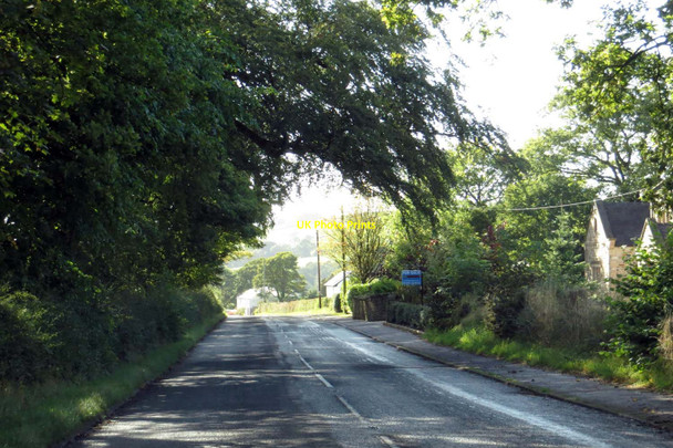 Photo 6"x4" Clitheroe Road runs west into Knowle Green New Row\/SD6438 c2014
