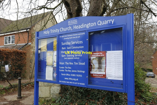 Photo 6"x4" Sign near the Path New Headington c2014
