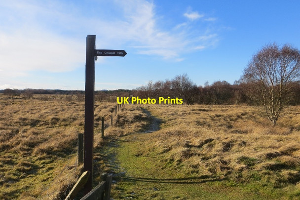 Photo 6"x4" Sign, Fife Coastal Path Leuchars c2015