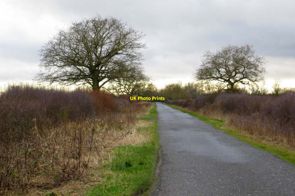 Photo 6"x4" Rural road to Piddington Town's End\/SP6422 c2015