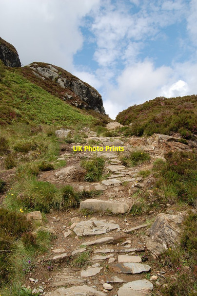 Photo 6"x4" Nearly at the top Ben A'an Brig o' Turk c2011