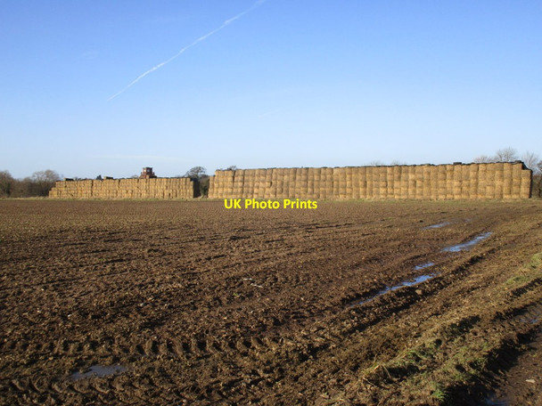 Photo 6"x4" The great wall of Haughton Haughton\/SK6772 c2015