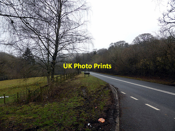 Photo 6"x4" The A470 heading north from Rhayader Llansantffraed-Cwmdeuddwr c2015