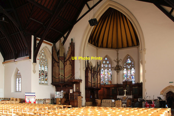 Photo 6"x4" Holy Trinity, Tulse Hill - Interior Brixton\/TQ3175 c2015