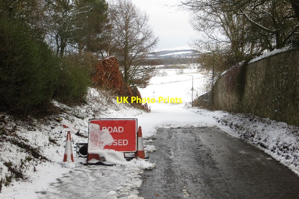 Photo 6"x4" Closed road, Fala Fala\/NT4361 c2015