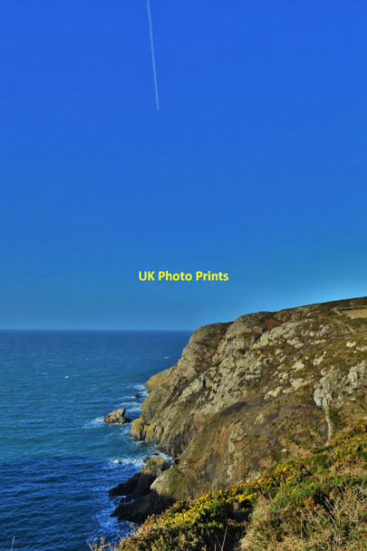 Photo 6"x4" Cliffs at Porth Maen Melyn Trefasser c2015