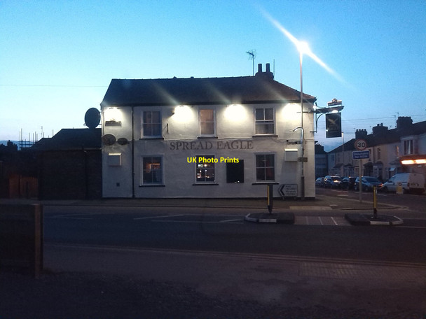 Photo 6"x4" Spread Eagle Pub Withernsea c2014