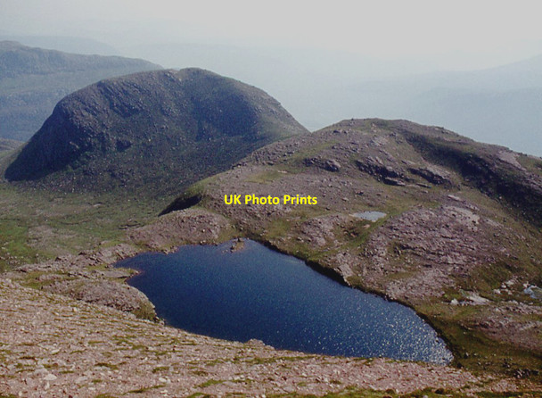 Photo 6"x4" Lochan above Coire na Sleaghaich Sg\u00f9rr an Tuill Bh\u00e0in\/NH0168 c1975