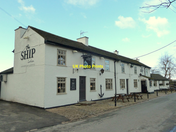 Photo 6"x4" The Ship, Wheat Lane, Lathom Burscough Bridge c2015