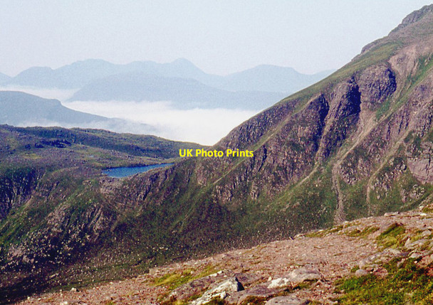 Photo 6"x4" Eastern buttresses of Slioch Sg\u00f9rr an Tuill Bh\u00e0in\/NH0168 c1975