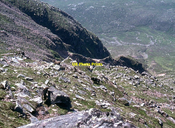 Photo 6"x4" Playground for wild goats on Slioch Slioch\/NH0068 c1975