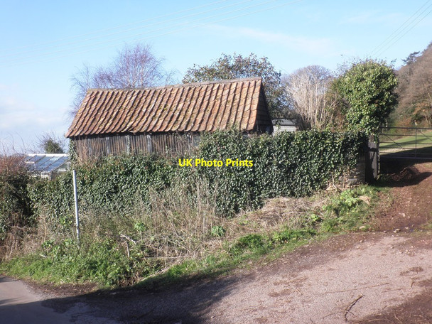 Photo 6"x4" Corrugated-iron hut, Higher Allerford Brandish Street c2015