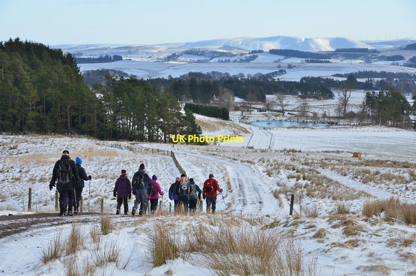 Photo 6"x4" Descending from West Water Reservoir West Linton c2015
