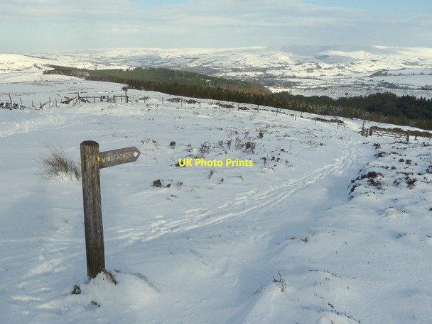 Photo 6"x4" Footpath to Windgather from Pym Chair Fernilee c2015