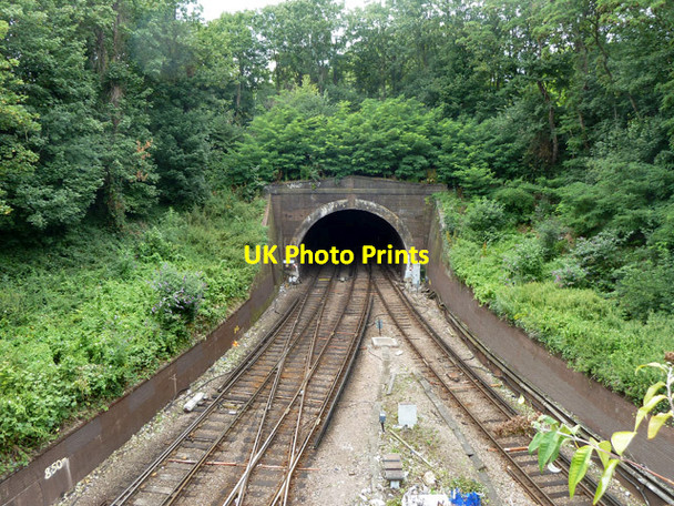 Photo 6"x4" Crystal Palace Tunnel and Junction Penge c2011